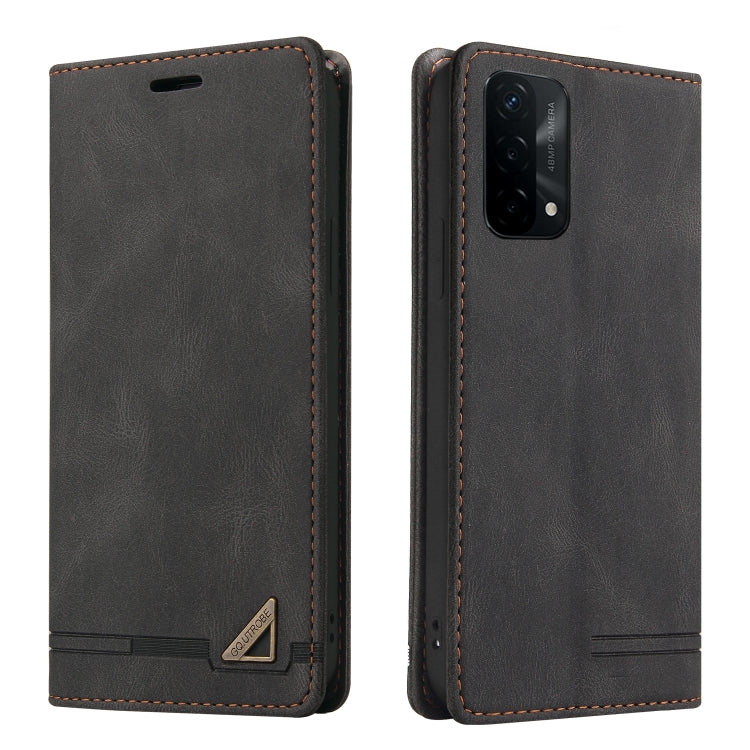 For OPPO A93 5G Skin Feel Anti-theft Brush Horizontal Flip Leather Case with Holder & Card Slots & Wallet