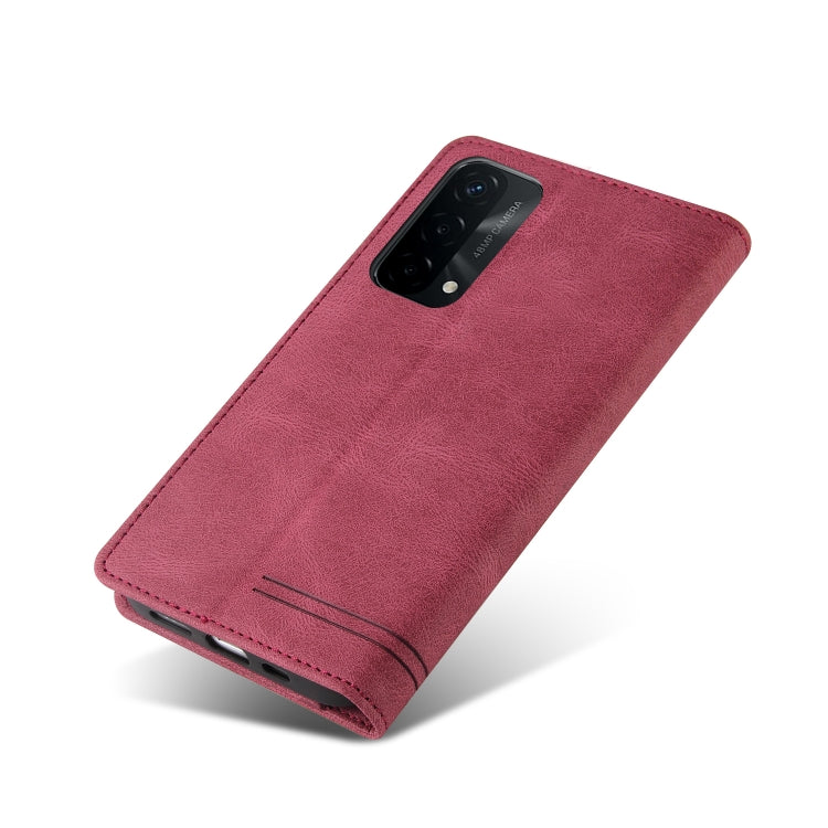 For OPPO A93 5G Skin Feel Anti-theft Brush Horizontal Flip Leather Case with Holder & Card Slots & Wallet