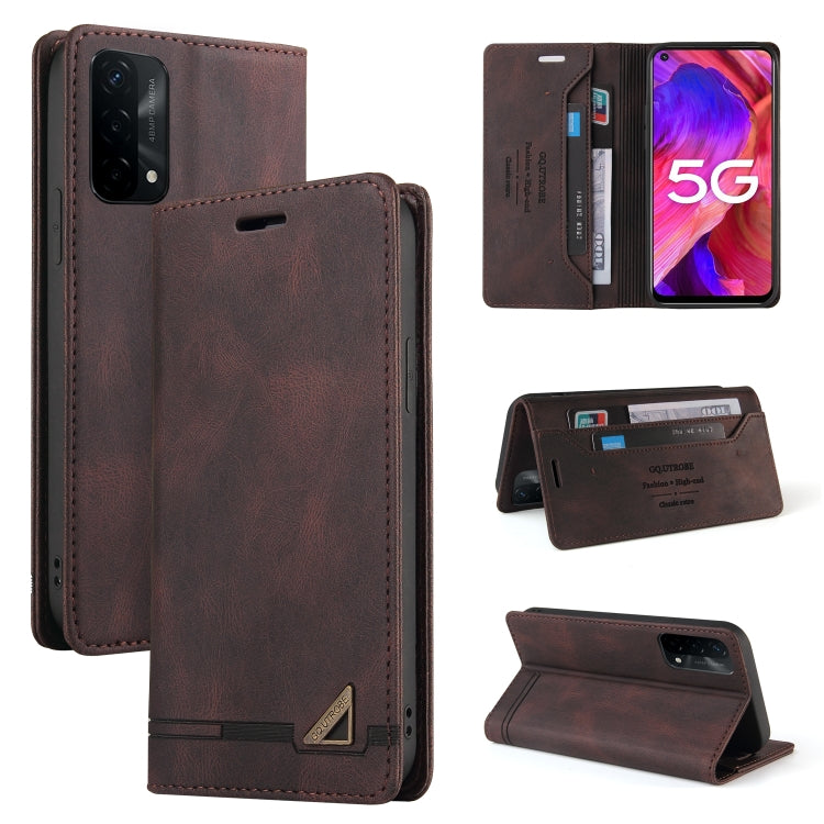 For OPPO A93 5G Skin Feel Anti-theft Brush Horizontal Flip Leather Case with Holder & Card Slots & Wallet