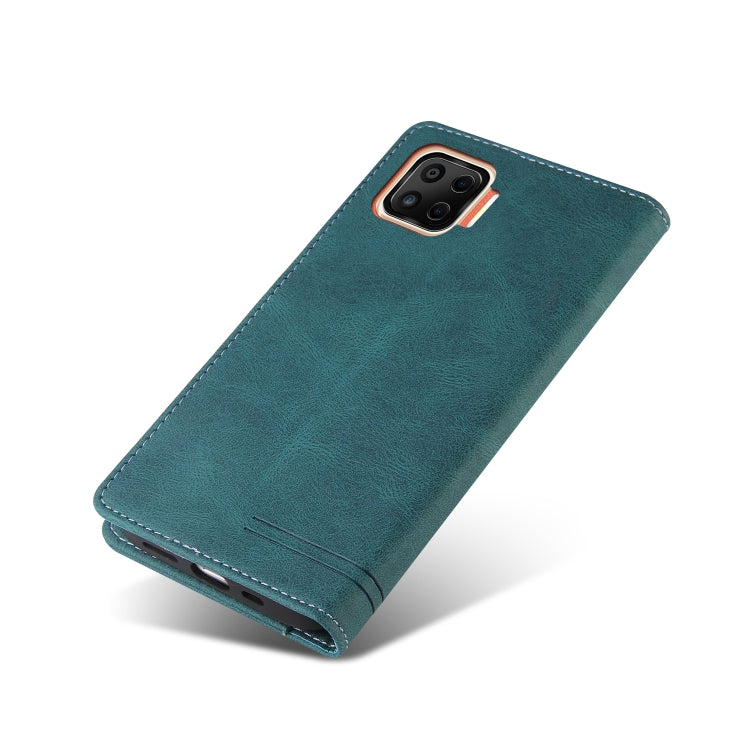 For OPPO F17 Skin Feel Anti-theft Brush Horizontal Flip Leather Case with Holder & Card Slots & Wallet