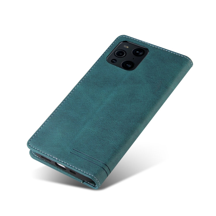 For OPPO Find X3 Pro Skin Feel Anti-theft Brush Horizontal Flip Leather Case with Holder & Card Slots & Wallet