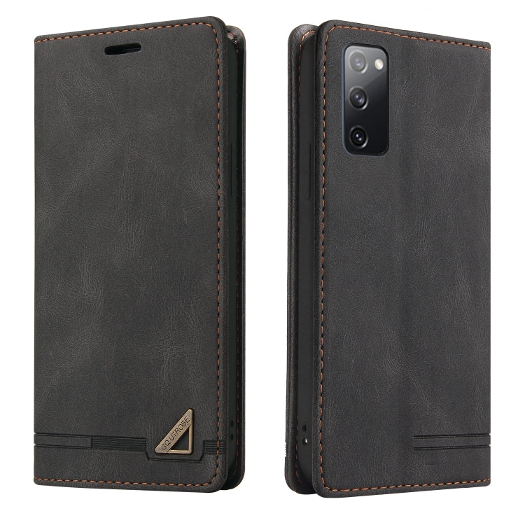 For Huawei P40 Skin Feel Anti-theft Brush Horizontal Flip Leather Case with Holder & Card Slots & Wallet