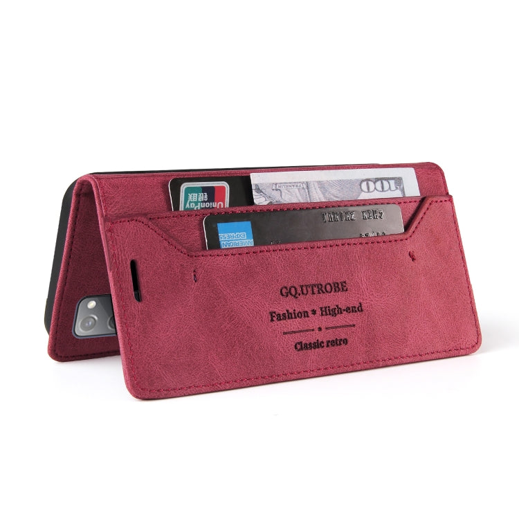 For Huawei P40 Skin Feel Anti-theft Brush Horizontal Flip Leather Case with Holder & Card Slots & Wallet