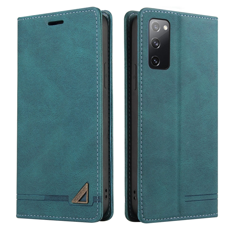 For Huawei P40 Skin Feel Anti-theft Brush Horizontal Flip Leather Case with Holder & Card Slots & Wallet