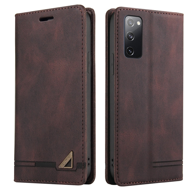 For Huawei P40 Skin Feel Anti-theft Brush Horizontal Flip Leather Case with Holder & Card Slots & Wallet