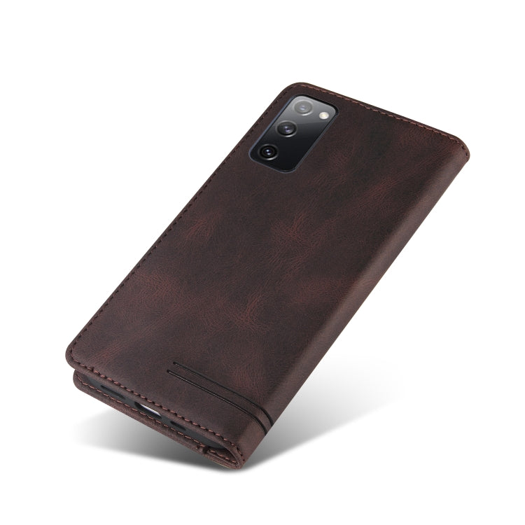 For Huawei P40 Skin Feel Anti-theft Brush Horizontal Flip Leather Case with Holder & Card Slots & Wallet
