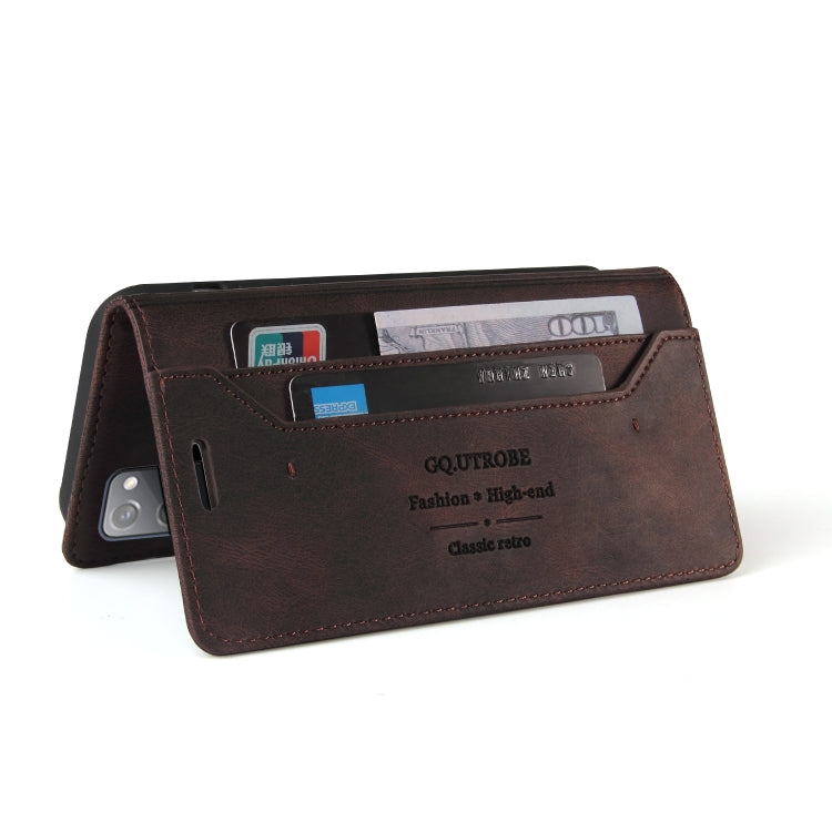 For Huawei P40 Skin Feel Anti-theft Brush Horizontal Flip Leather Case with Holder & Card Slots & Wallet