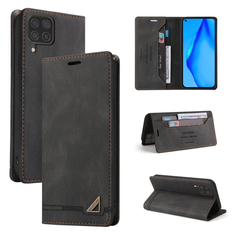 For Huawei P40 Lite Skin Feel Anti-theft Brush Horizontal Flip Leather Case with Holder & Card Slots & Wallet
