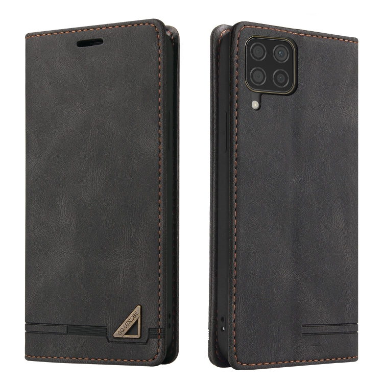 For Huawei P40 Lite Skin Feel Anti-theft Brush Horizontal Flip Leather Case with Holder & Card Slots & Wallet