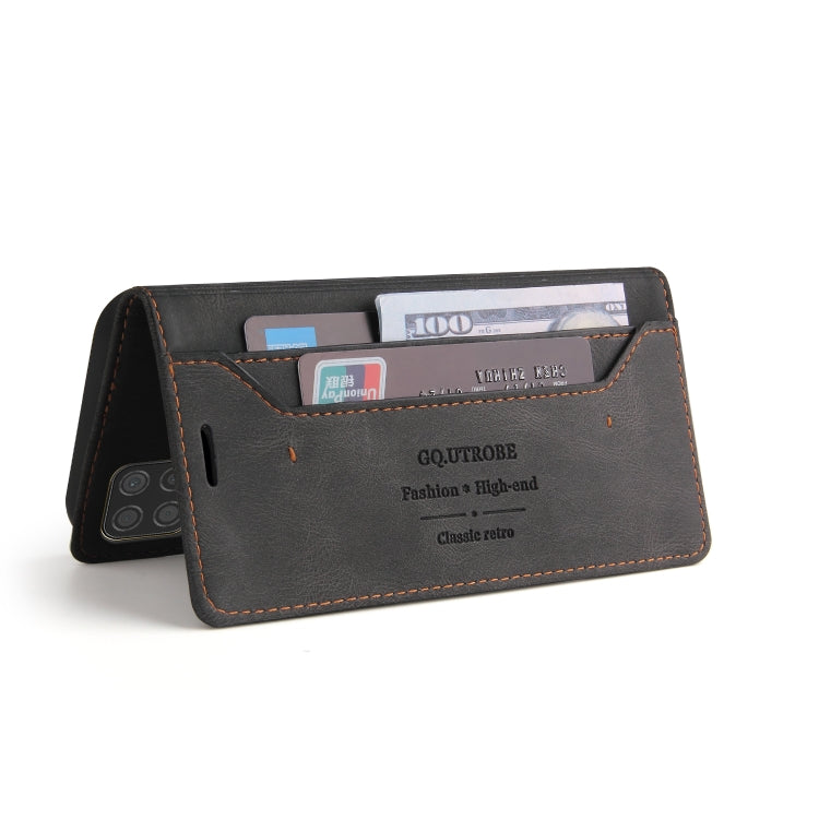 For Huawei P40 Lite Skin Feel Anti-theft Brush Horizontal Flip Leather Case with Holder & Card Slots & Wallet