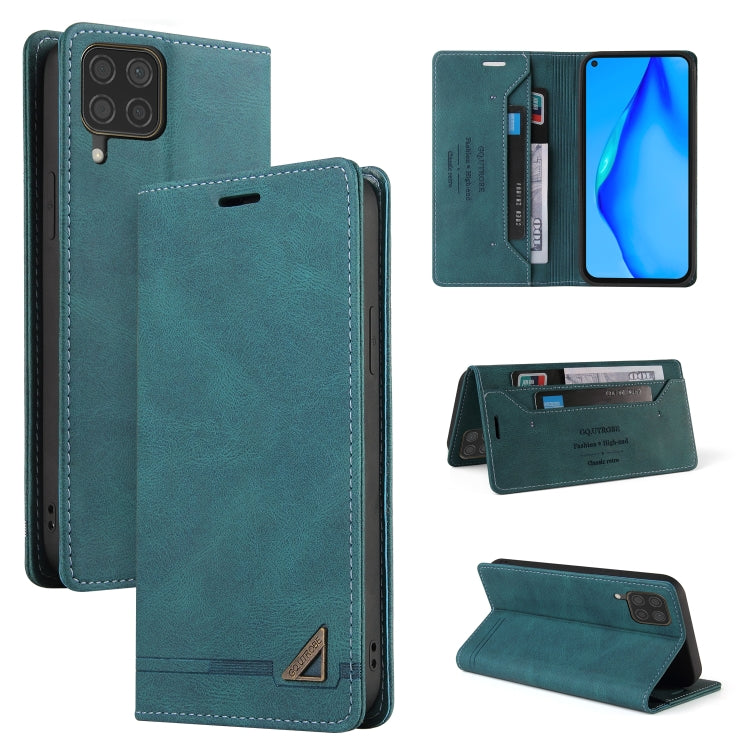 For Huawei P40 Lite Skin Feel Anti-theft Brush Horizontal Flip Leather Case with Holder & Card Slots & Wallet