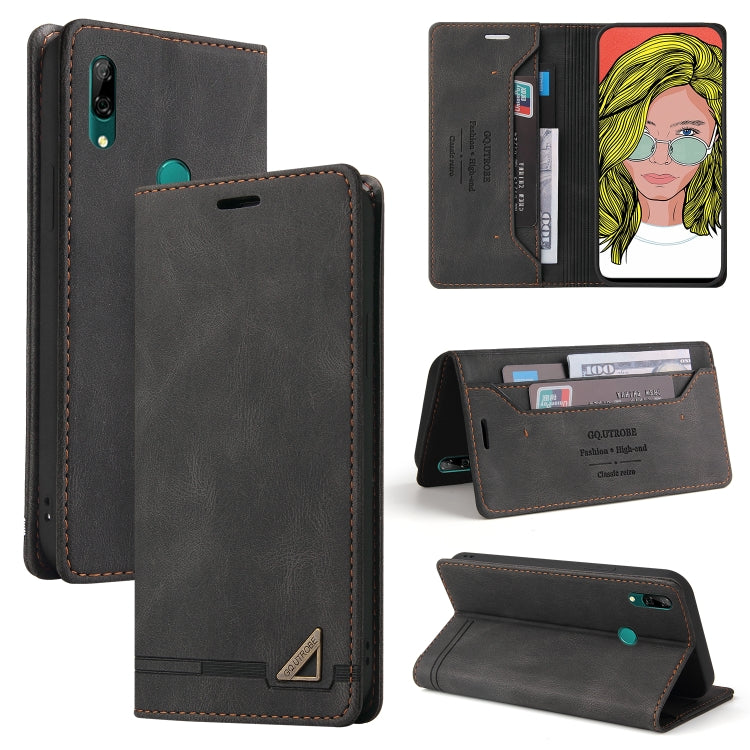 For Huawei P Smart Z Skin Feel Anti-theft Brush Horizontal Flip Leather Case with Holder & Card Slots & Wallet