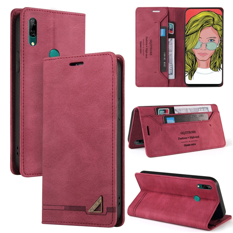 For Huawei P Smart Z Skin Feel Anti-theft Brush Horizontal Flip Leather Case with Holder & Card Slots & Wallet