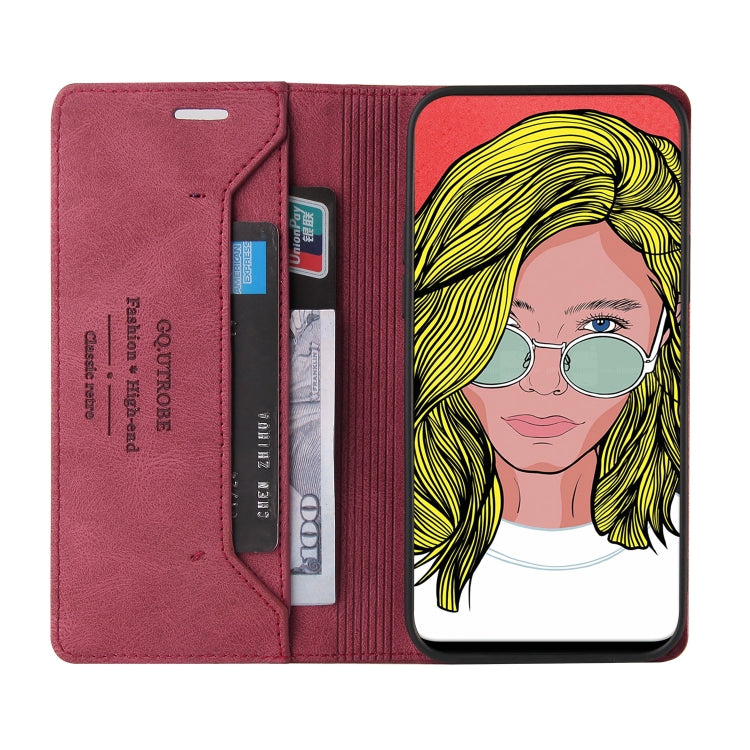 For Huawei P Smart Z Skin Feel Anti-theft Brush Horizontal Flip Leather Case with Holder & Card Slots & Wallet