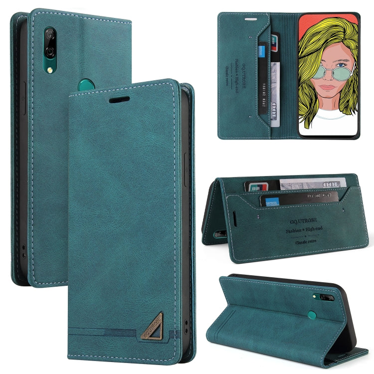 For Huawei P Smart Z Skin Feel Anti-theft Brush Horizontal Flip Leather Case with Holder & Card Slots & Wallet
