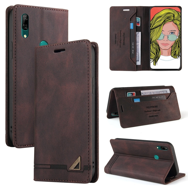 For Huawei P Smart Z Skin Feel Anti-theft Brush Horizontal Flip Leather Case with Holder & Card Slots & Wallet