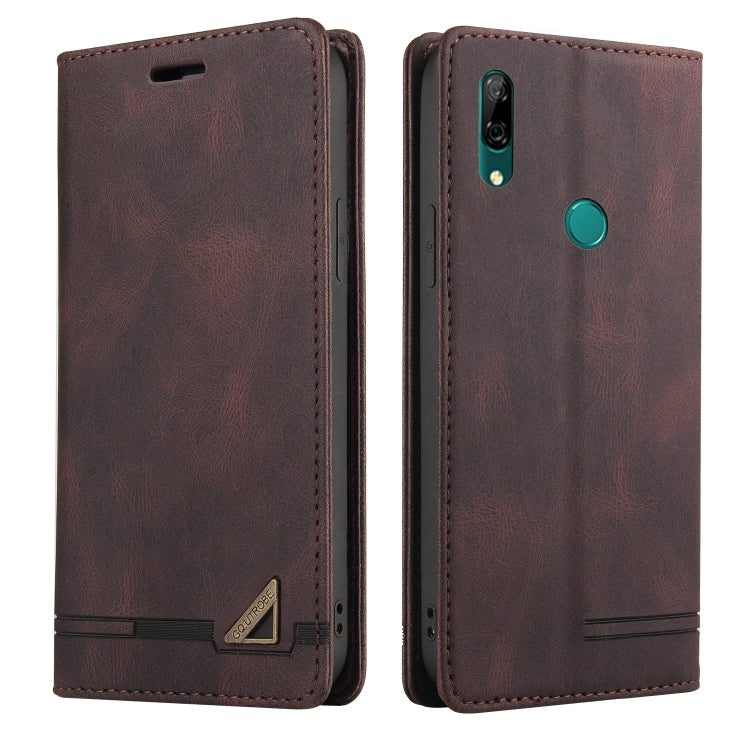 For Huawei P Smart Z Skin Feel Anti-theft Brush Horizontal Flip Leather Case with Holder & Card Slots & Wallet