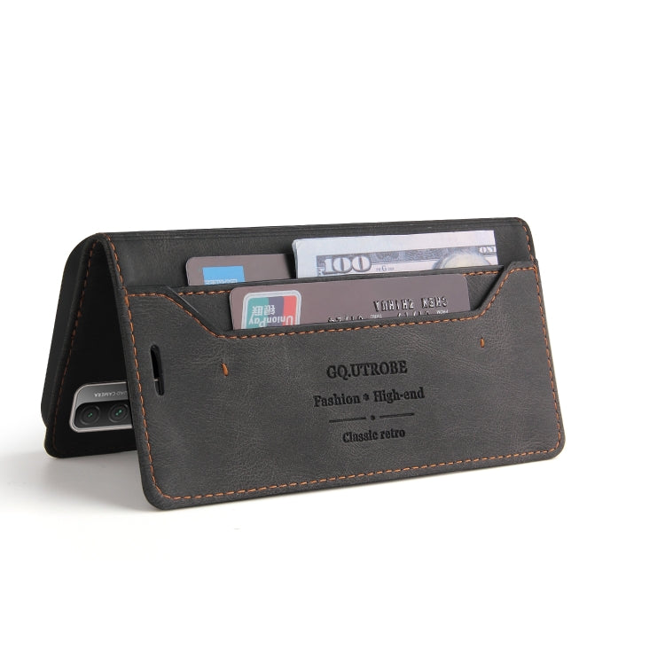 For Huawei P Smart 2021 Skin Feel Anti-theft Brush Horizontal Flip Leather Case with Holder & Card Slots & Wallet