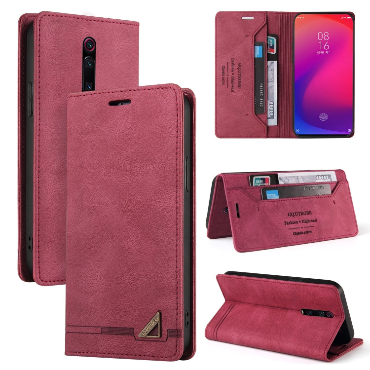 For Xiaomi Redmi K20 Skin Feel Anti-theft Brush Horizontal Flip Leather Case with Holder & Card Slots & Wallet