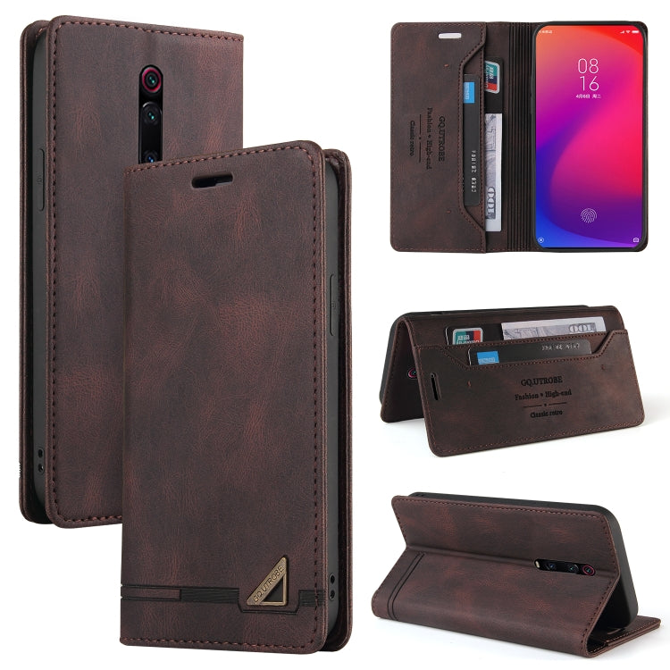 For Xiaomi Redmi K20 Skin Feel Anti-theft Brush Horizontal Flip Leather Case with Holder & Card Slots & Wallet