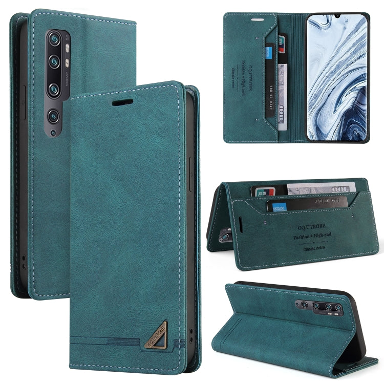For Xiaomi Mi CC9 Pro Skin Feel Anti-theft Brush Horizontal Flip Leather Case with Holder & Card Slots & Wallet