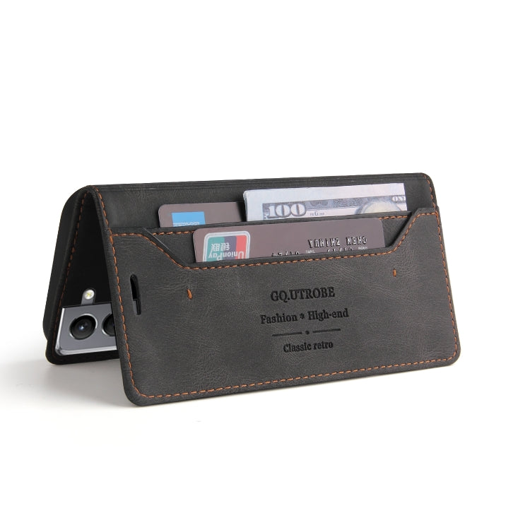 For Samsung Galaxy S21+ 5G Skin Feel Anti-theft Brush Horizontal Flip Leather Case with Holder & Card Slots & Wallet