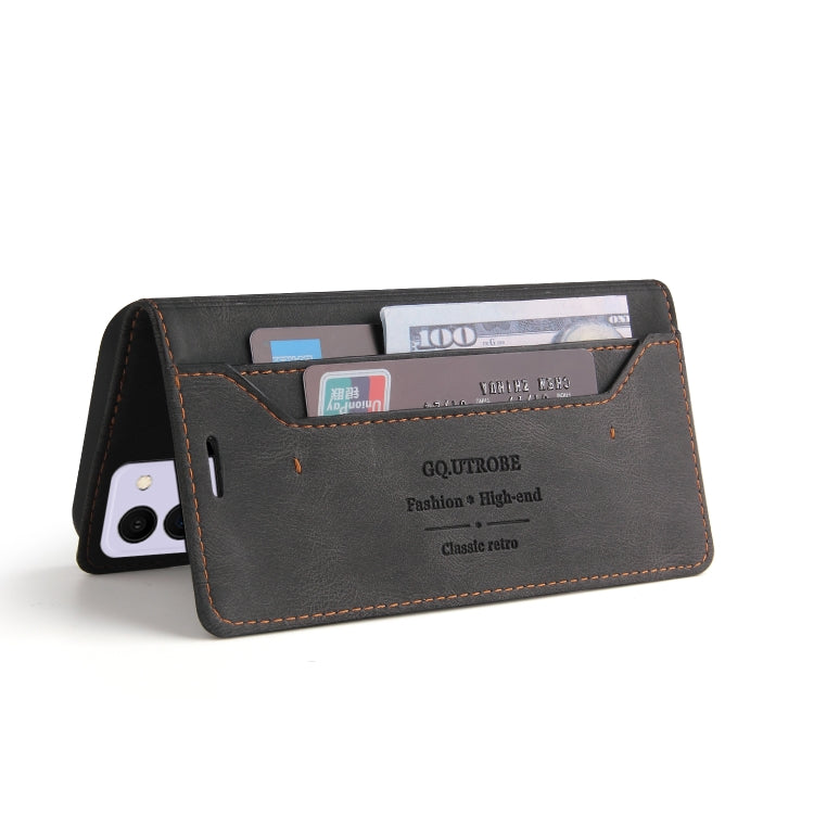 For Samsung Galaxy S21 FE 5G Skin Feel Anti-theft Brush Horizontal Flip Leather Case with Holder & Card Slots & Wallet