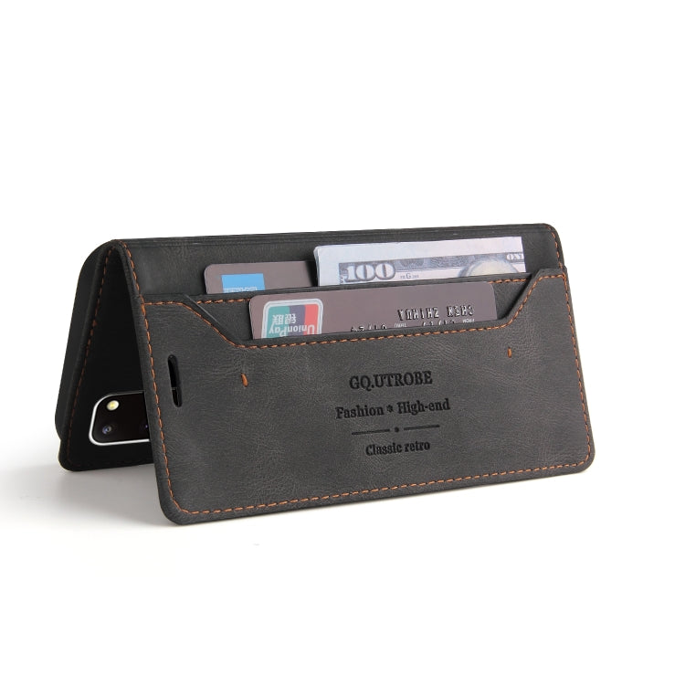 For Samsung Galaxy S20 Skin Feel Anti-theft Brush Horizontal Flip Leather Case with Holder & Card Slots & Wallet
