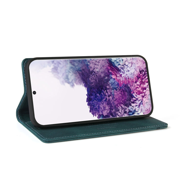 For Samsung Galaxy S20 Skin Feel Anti-theft Brush Horizontal Flip Leather Case with Holder & Card Slots & Wallet