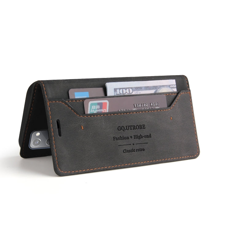 For Samsung Galaxy S20 FE Skin Feel Anti-theft Brush Horizontal Flip Leather Case with Holder & Card Slots & Wallet