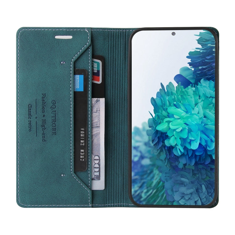 For Samsung Galaxy S20 FE Skin Feel Anti-theft Brush Horizontal Flip Leather Case with Holder & Card Slots & Wallet