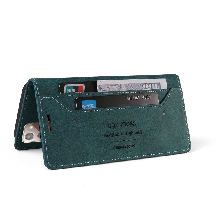For Samsung Galaxy Note20 Skin Feel Anti-theft Brush Horizontal Flip Leather Case with Holder & Card Slots & Wallet
