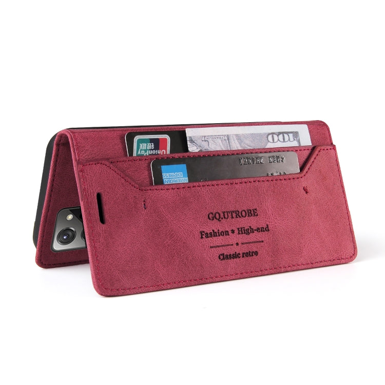 For Samsung Galaxy Note20 Ultra Skin Feel Anti-theft Brush Horizontal Flip Leather Case with Holder & Card Slots & Wallet