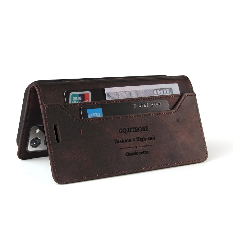 For Samsung Galaxy Note20 Ultra Skin Feel Anti-theft Brush Horizontal Flip Leather Case with Holder & Card Slots & Wallet