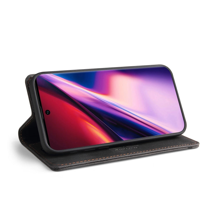For Samsung Galaxy Note10 Skin Feel Anti-theft Brush Horizontal Flip Leather Case with Holder & Card Slots & Wallet