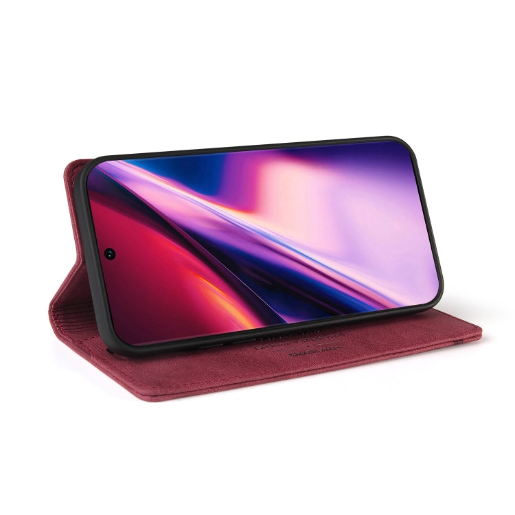 For Samsung Galaxy Note10 Skin Feel Anti-theft Brush Horizontal Flip Leather Case with Holder & Card Slots & Wallet