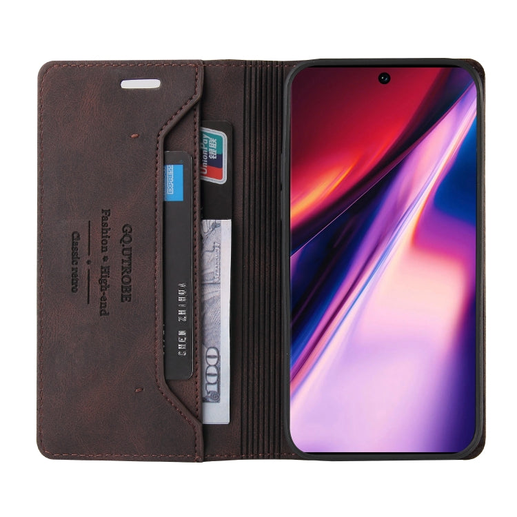 For Samsung Galaxy Note10 Skin Feel Anti-theft Brush Horizontal Flip Leather Case with Holder & Card Slots & Wallet