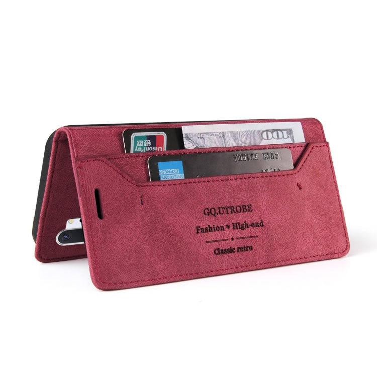 For Samsung Galaxy Note10+ Skin Feel Anti-theft Brush Horizontal Flip Leather Case with Holder & Card Slots & Wallet