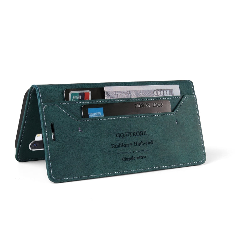 For Samsung Galaxy Note10+ Skin Feel Anti-theft Brush Horizontal Flip Leather Case with Holder & Card Slots & Wallet