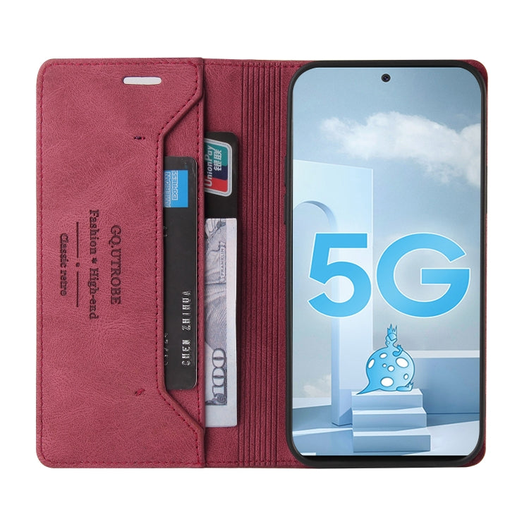 For Samsung Galaxy A71 5G Skin Feel Anti-theft Brush Horizontal Flip Leather Case with Holder & Card Slots & Wallet