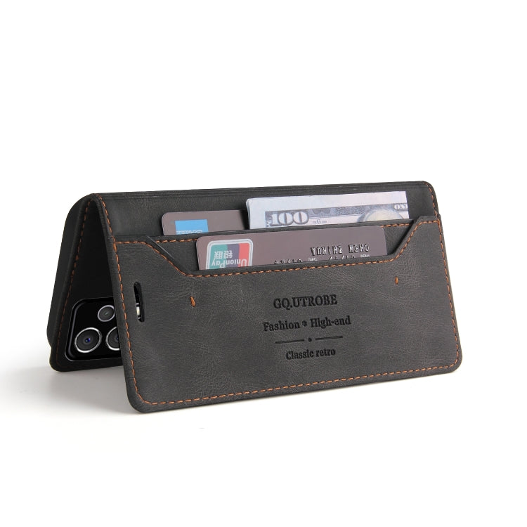 For Samsung Galaxy A72 5G / 4G Skin Feel Anti-theft Brush Horizontal Flip Leather Case with Holder & Card Slots & Wallet