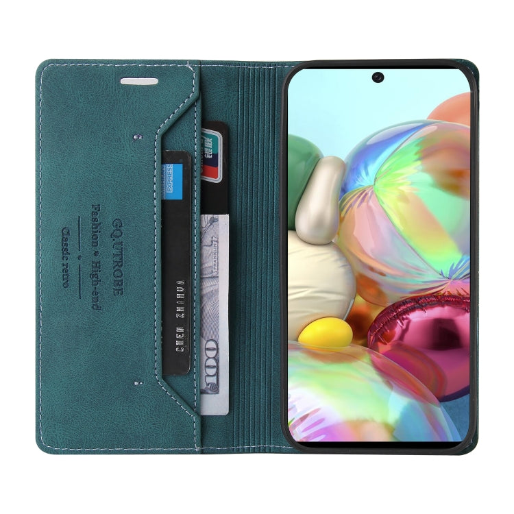 For Samsung Galaxy A81 Skin Feel Anti-theft Brush Horizontal Flip Leather Case with Holder & Card Slots & Wallet