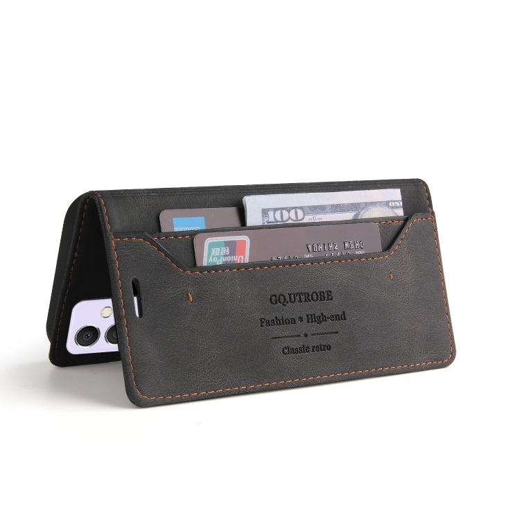 For Samsung Galaxy A82 5G Skin Feel Anti-theft Brush Horizontal Flip Leather Case with Holder & Card Slots & Wallet