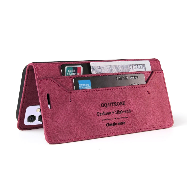For Samsung Galaxy A82 5G Skin Feel Anti-theft Brush Horizontal Flip Leather Case with Holder & Card Slots & Wallet
