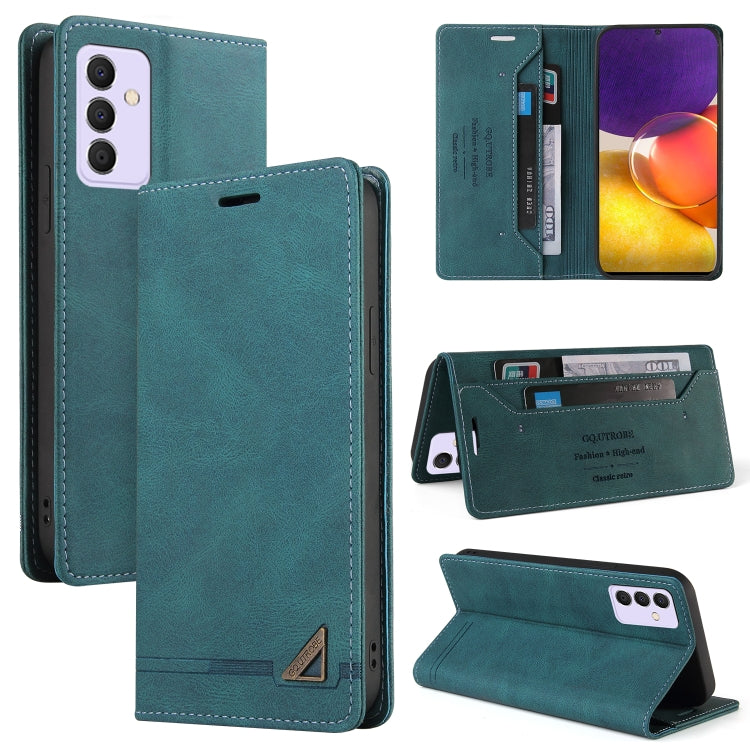 For Samsung Galaxy A82 5G Skin Feel Anti-theft Brush Horizontal Flip Leather Case with Holder & Card Slots & Wallet