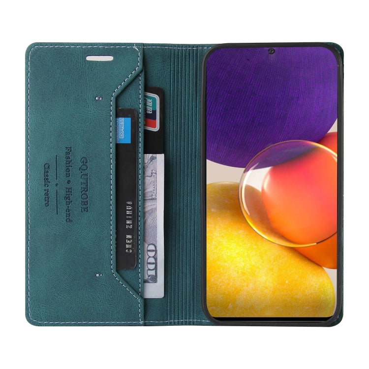 For Samsung Galaxy A82 5G Skin Feel Anti-theft Brush Horizontal Flip Leather Case with Holder & Card Slots & Wallet