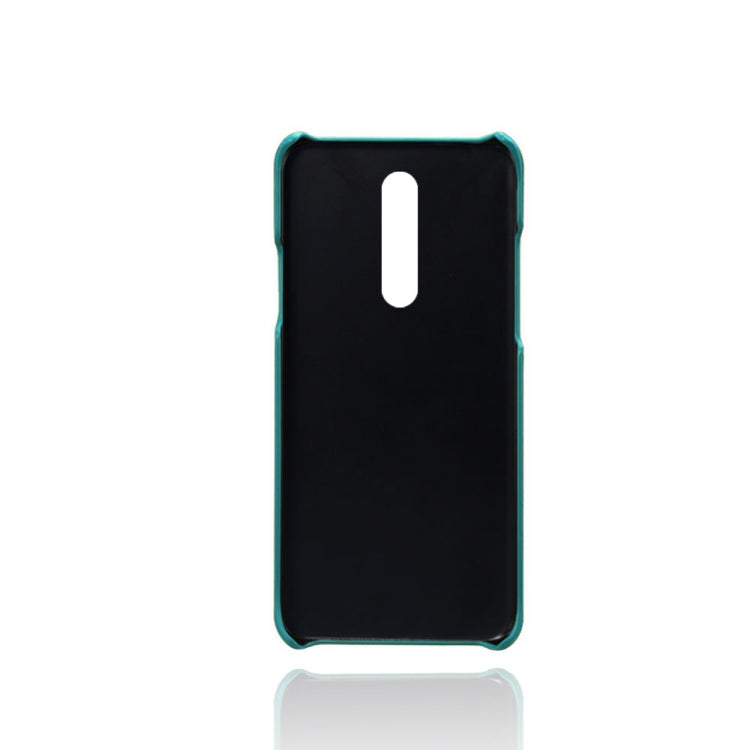 For OnePlus 8 Calf Texture PC + PU Leather Back Cover Shockproof Case with Dual Card Slots
