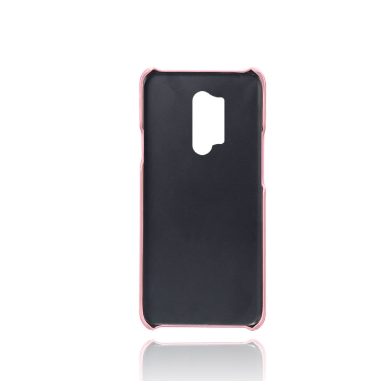 For OnePlus 8 Pro Calf Texture PC + PU Leather Back Cover Shockproof Case with Dual Card Slots