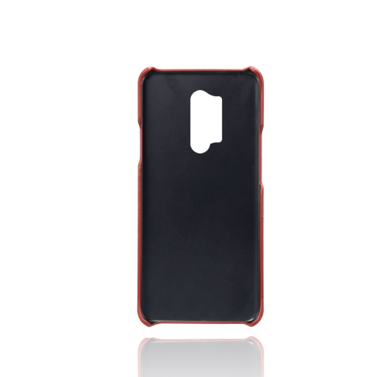 For OnePlus 8 Pro Calf Texture PC + PU Leather Back Cover Shockproof Case with Dual Card Slots