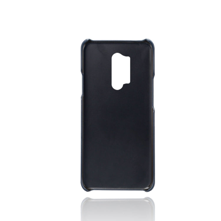 For OnePlus 8 Pro Calf Texture PC + PU Leather Back Cover Shockproof Case with Dual Card Slots